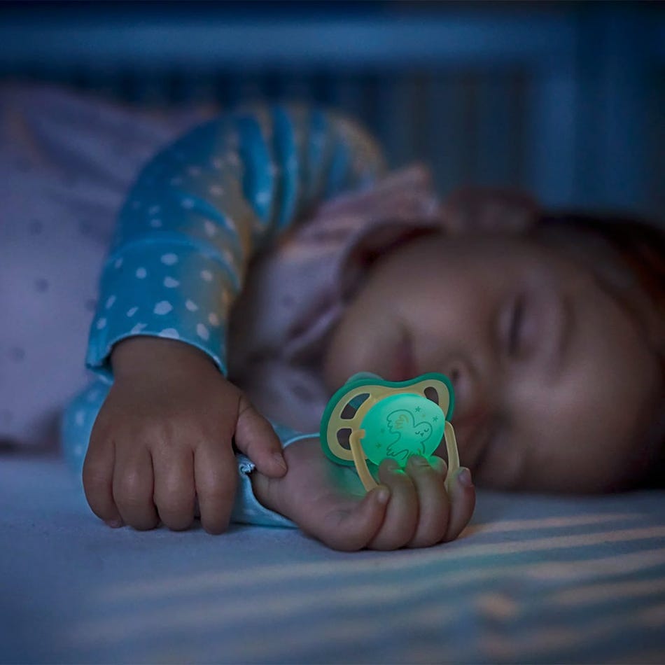 Philips Avent - Ultra Air Pacifier Night 2pk 0-6M Star+Owl