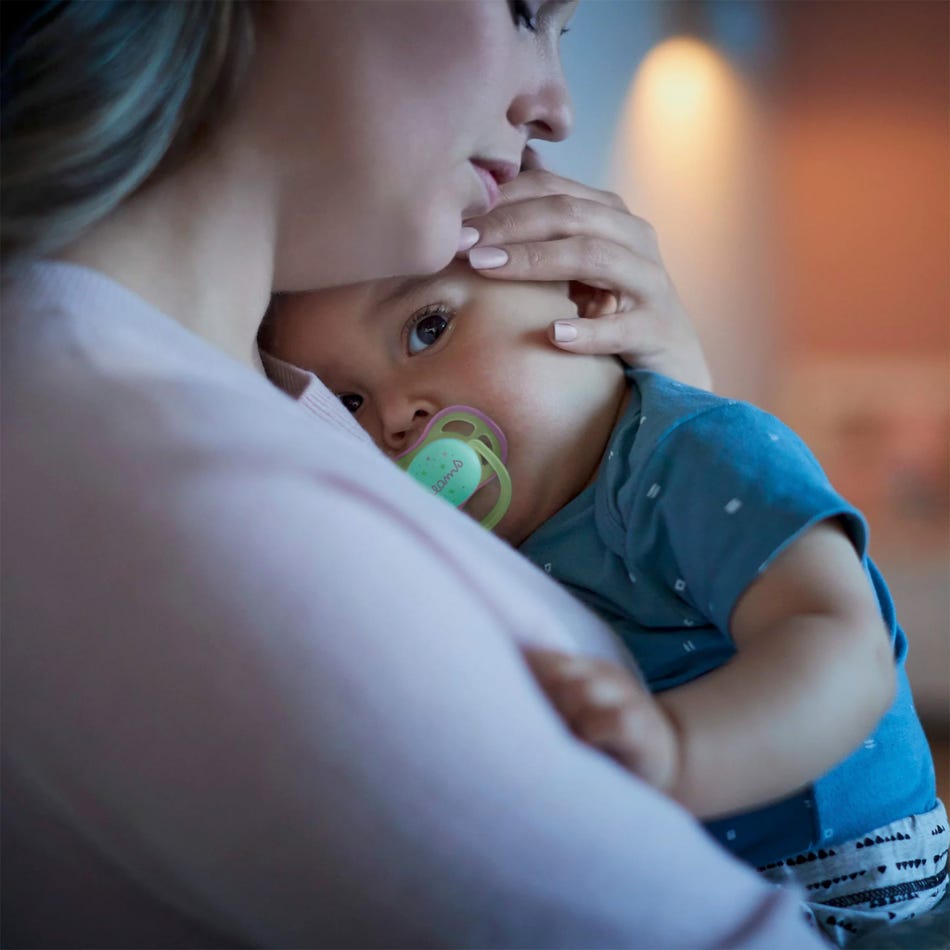 Philips Avent - Ultra Air Pacifier Night 2pk 0-6M Dragonfly+Dream