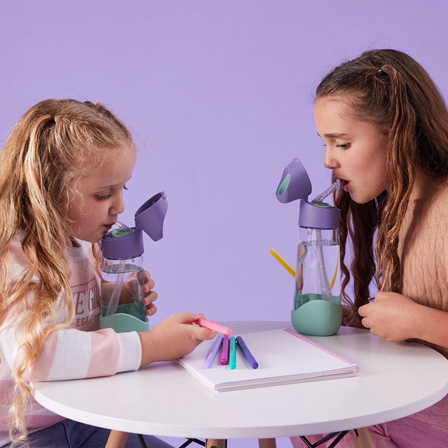 B.box - Tritan Drink Bottle - 600ml - Lilac Pop