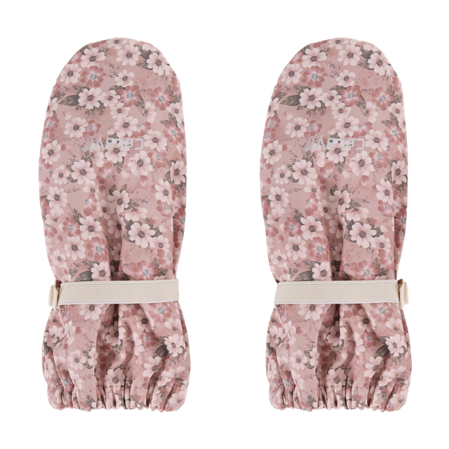 CeLaVi Kids' Padded PU Mittens with Fleece Lining