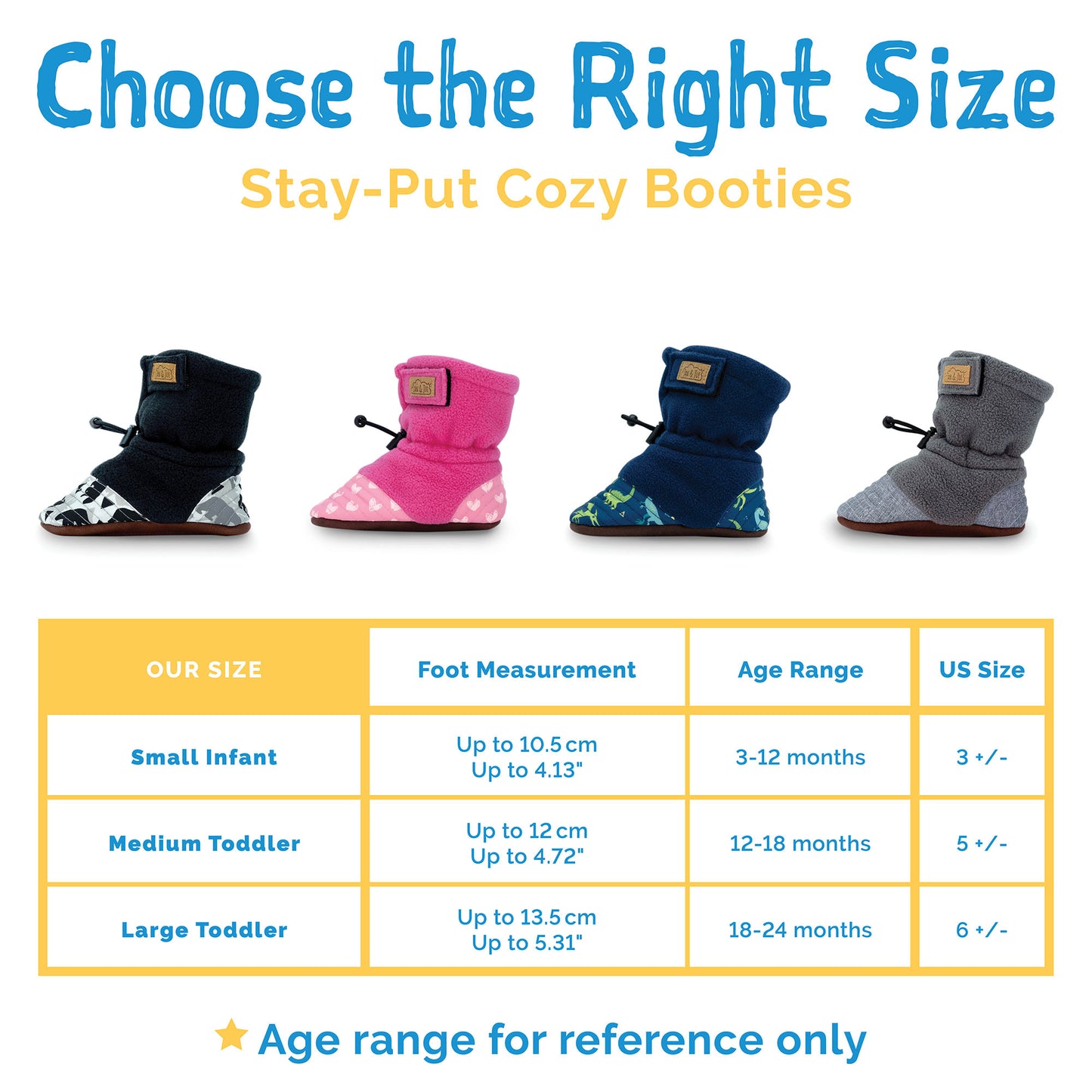 Jan & Jul Black | Baby Stay-Put Cozy Booties