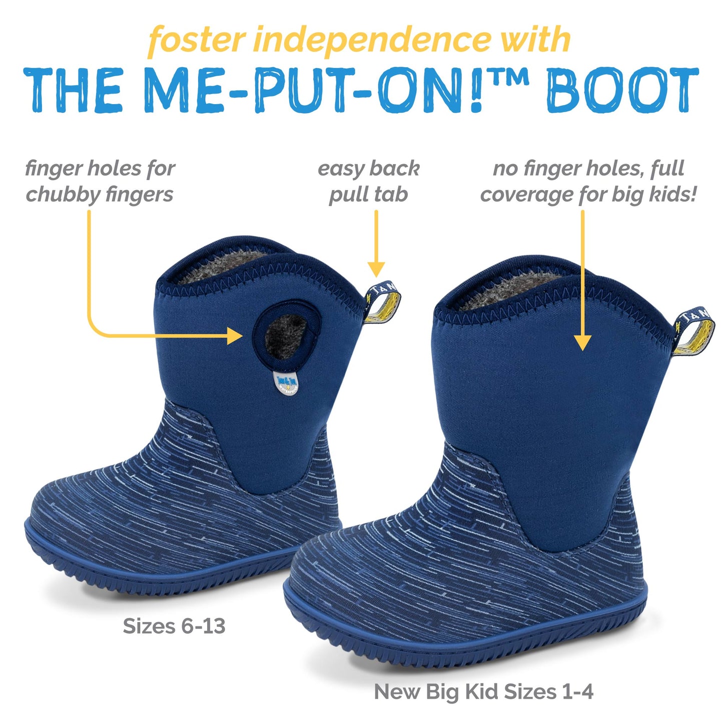 Jan & Jul Navy Forest | Toasty-Dry Lite Winter Boots