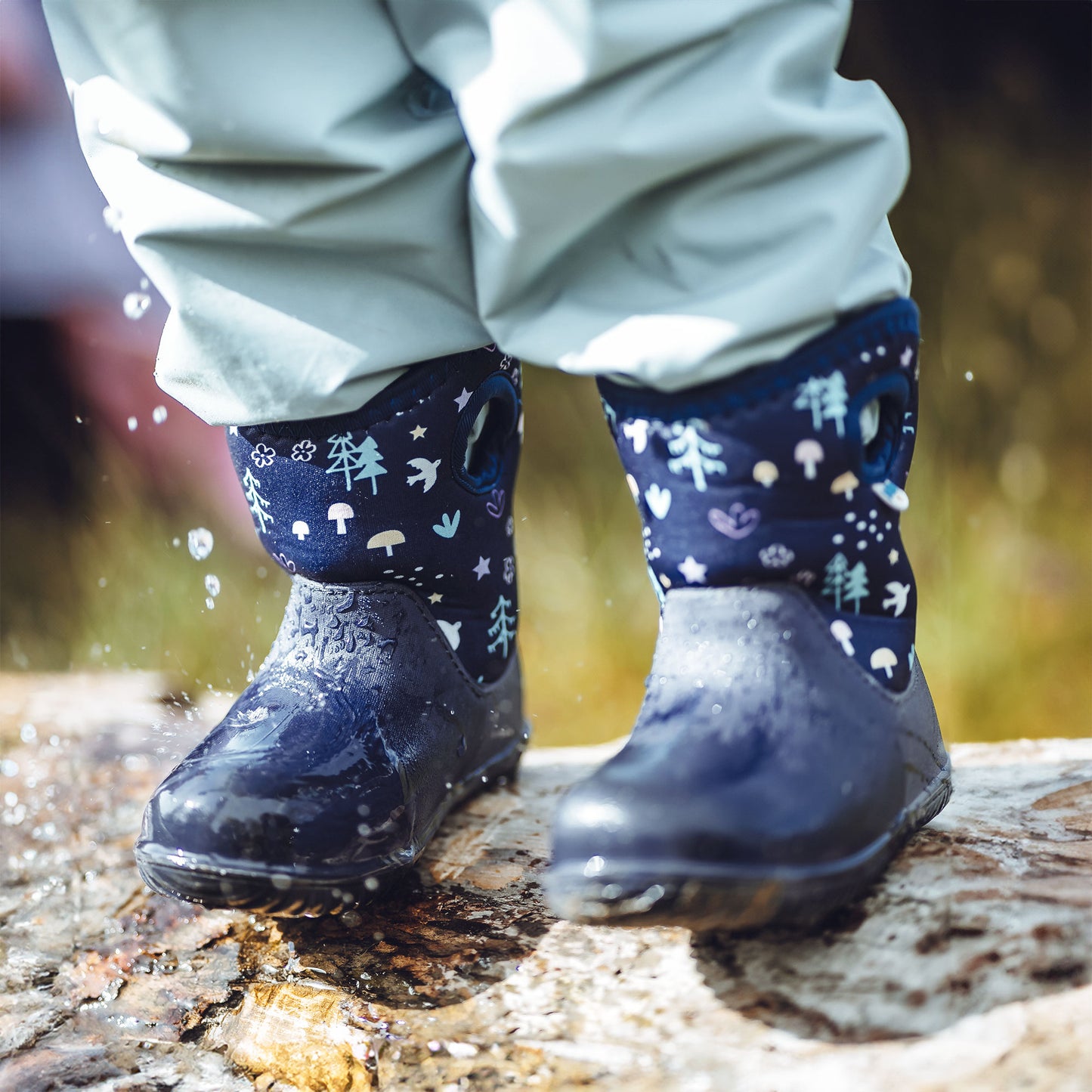Jan & Jul Navy Forest | Toasty-Dry Lite Winter Boots