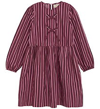 SE - Creamie Stripe Pink Heart Ribbon Dress - 8Y(128)