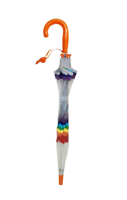 Smati Paris Rainbow Transparent Fluorescent Kids Umbrella Smati
