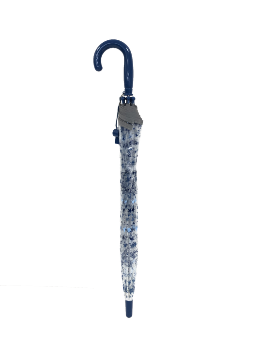 Smati Paris Blue Stars Transparent Fluorescent Kids Umbrella