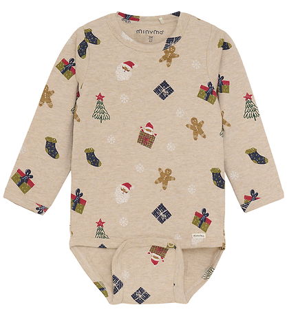 Minymo - Christmas Pattern Santa Baby 1 piece - 3M