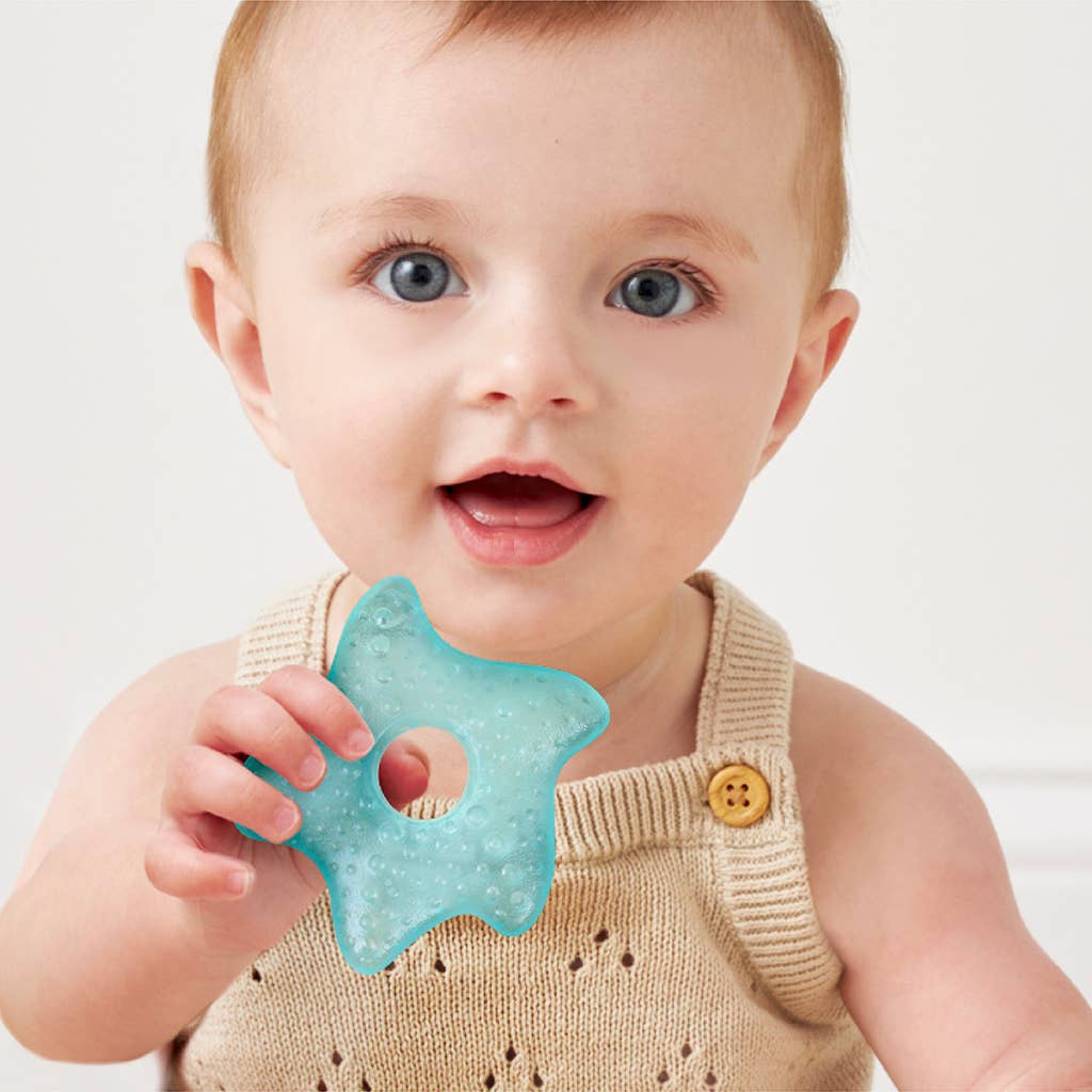 Baby toy light blue star 1