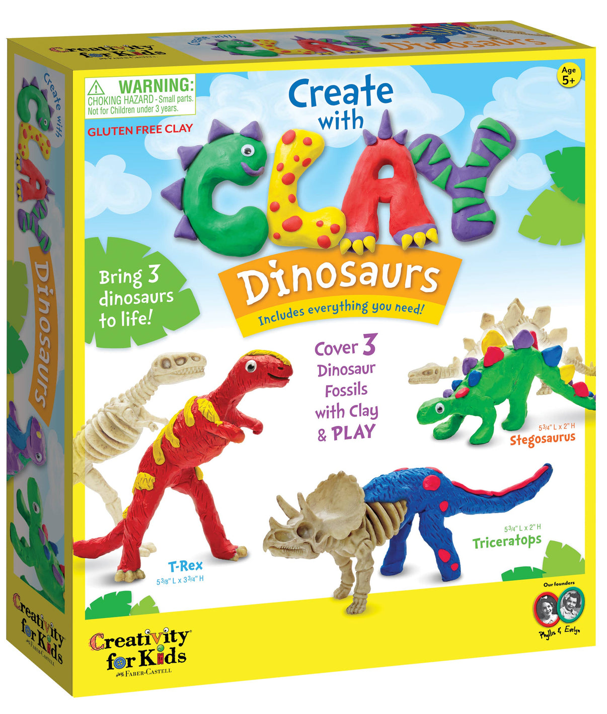 Creativity for Kids - Create with Clay Dinosaurs - DIY Craft for Kids ...