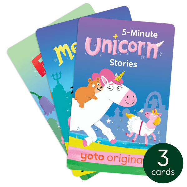 Yoto Card: 5-Minute Magical Stories – Unicorns, Mermaids & Fairies | Ages 3–7
