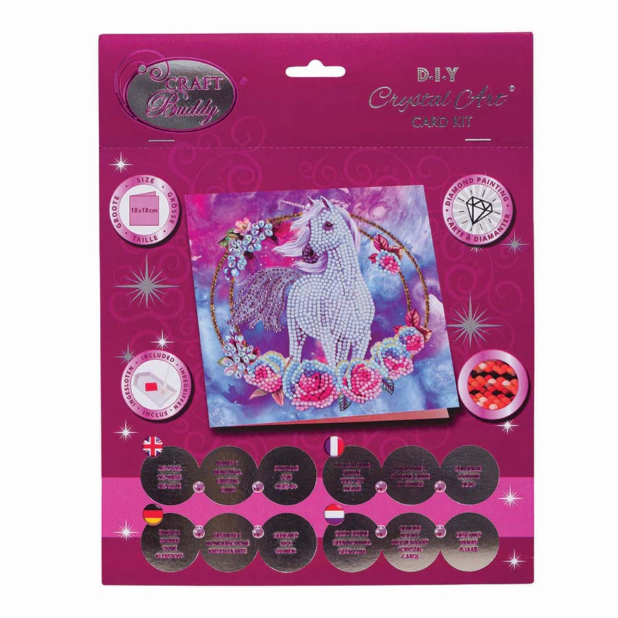 Craft Buddy - CA Card Kit: Unicorn Garland