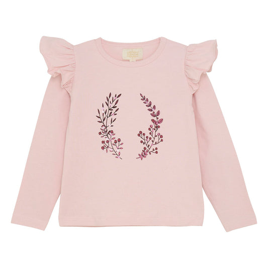 Creamie - Frill T-shirt Pink - 2Y