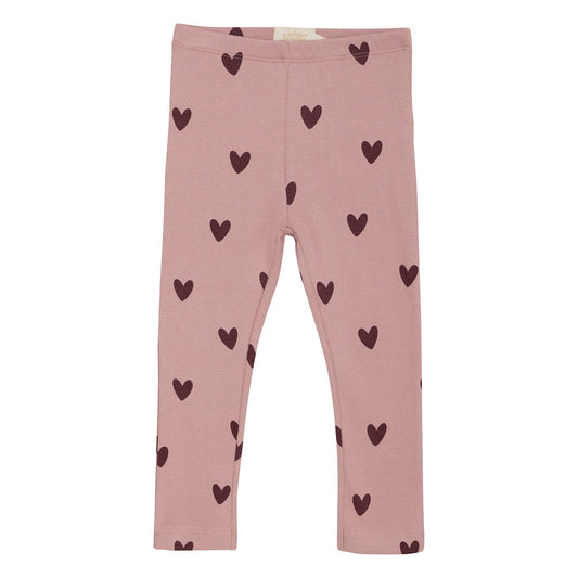 Creamie - Heart Rib Legging -2Y