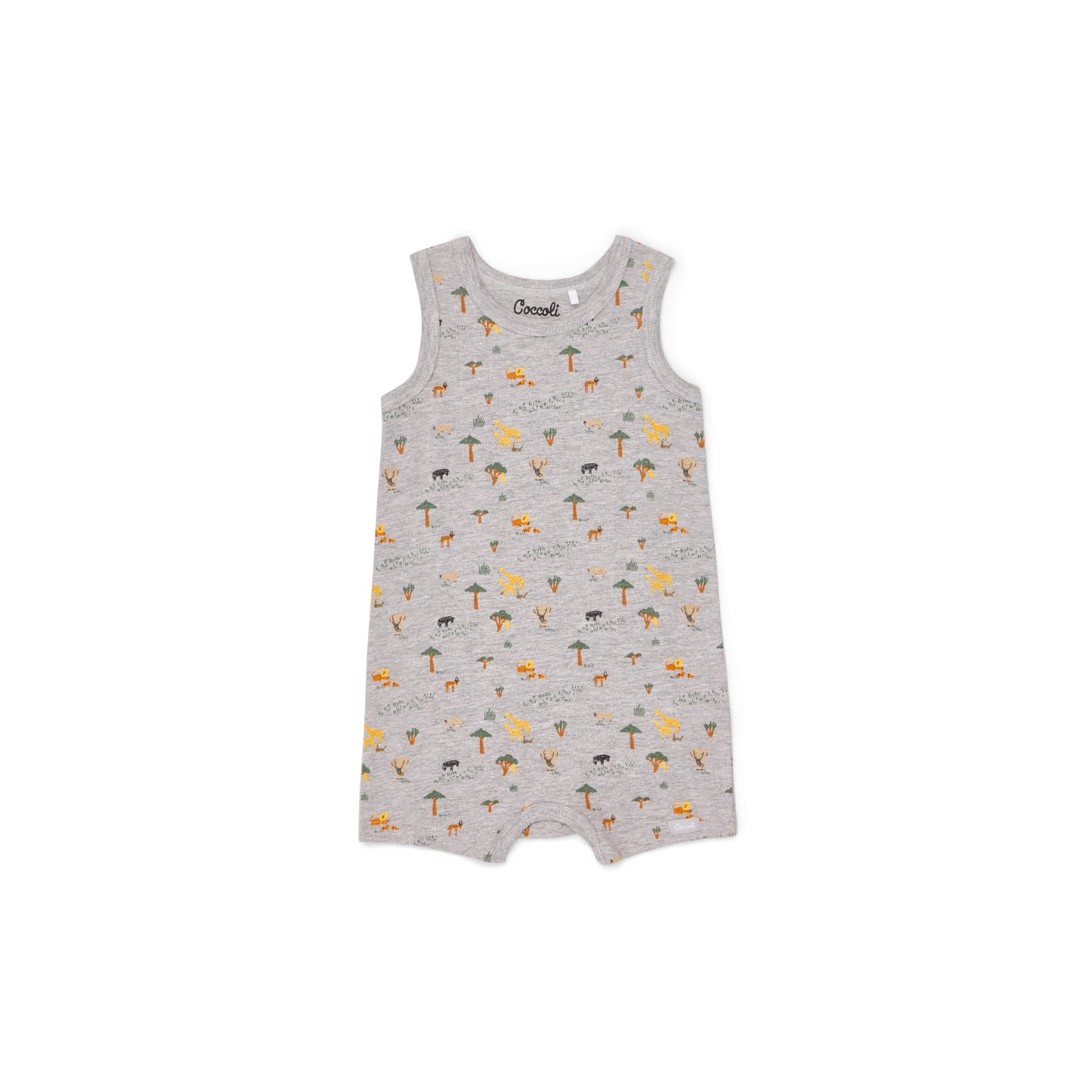 Coccoli - Sleeveless Modal Romper - 12M