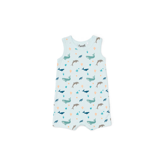 Coccoli - Sleeveless Modal Romper - 12M
