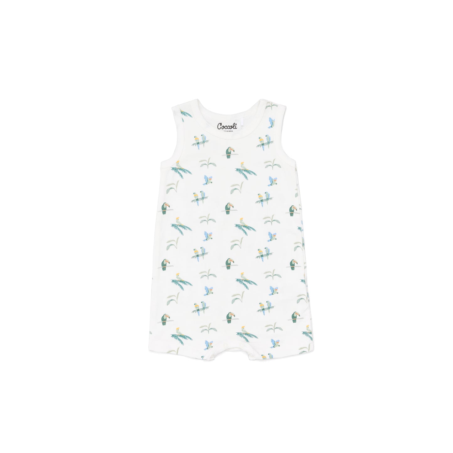 Coccoli - Sleeveless Modal Romper - 12M