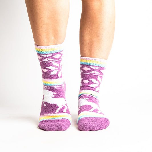 Sock It To Me - Slipper Sock : You Sweater Believe in Unicorns