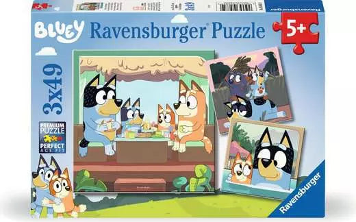 Ravensburger - Bluey Adventure 3x49 pc Puzzles