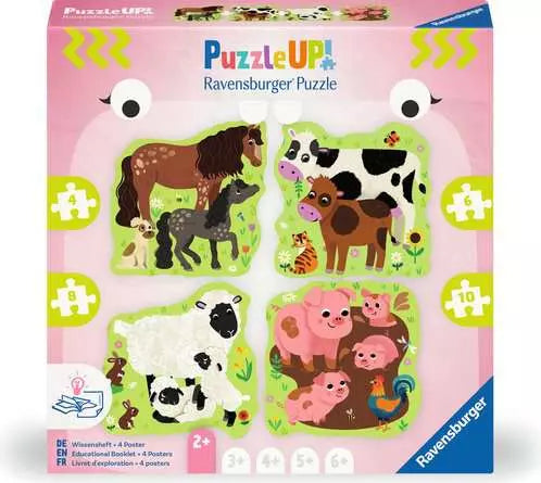 Ravensburger - Puzzle Up: Farm Animals Puzzle Set