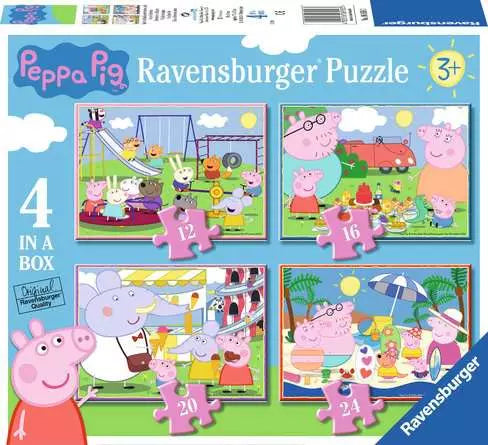 Ravensburger - Peppa Pig 4 in A Box Puzzle Set