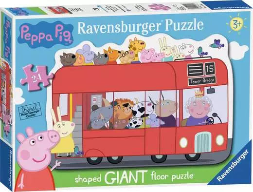 Ravensburger - Peppa Pig London Bus 24 pc Puzzle