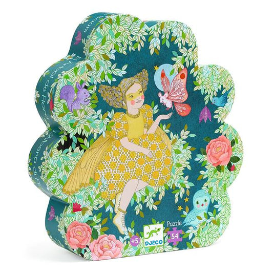Djeco - Silhouette Puzzle: Flora's Tree - 54 pcs