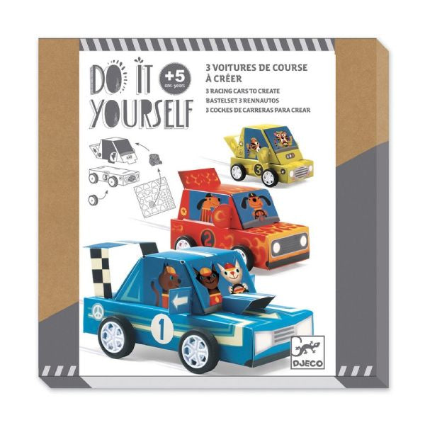 Djeco - Do It Yourself: Race Cars