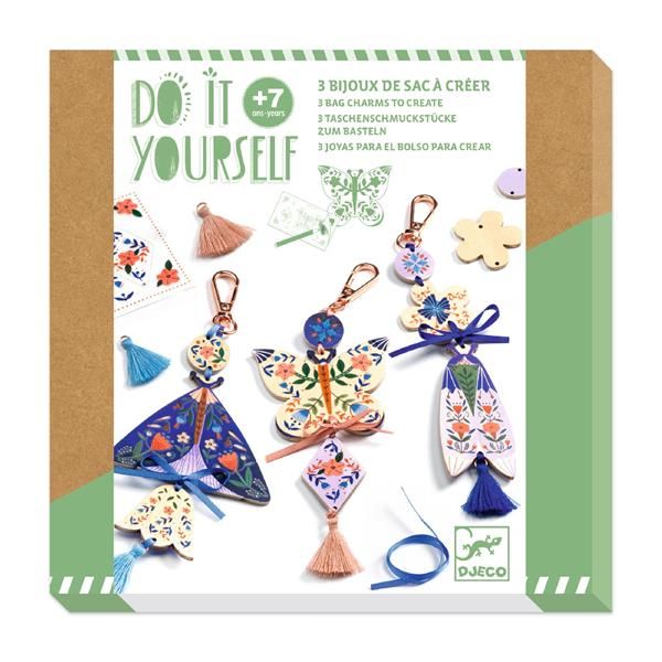 Djeco - Do It Yourself: Wooden Butterfly Charms