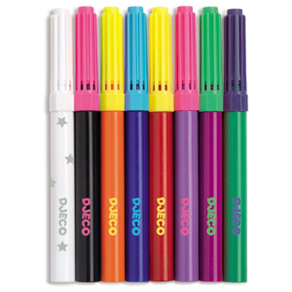 Djeco - Magic Color Changing Markers 10 pcs