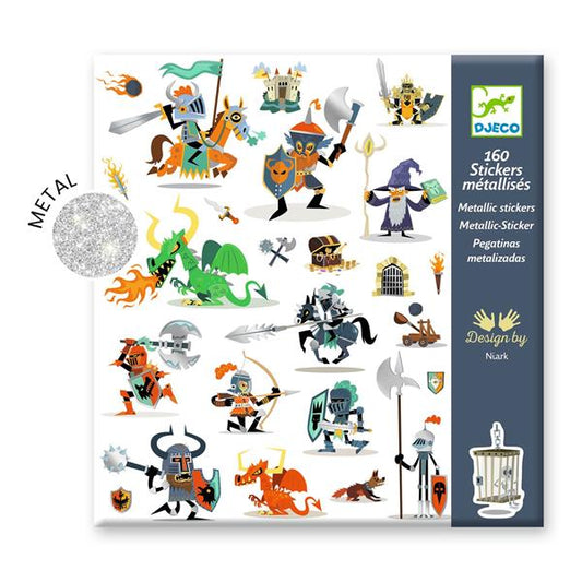 Djeco - Sticker Sheet Sets: Knights