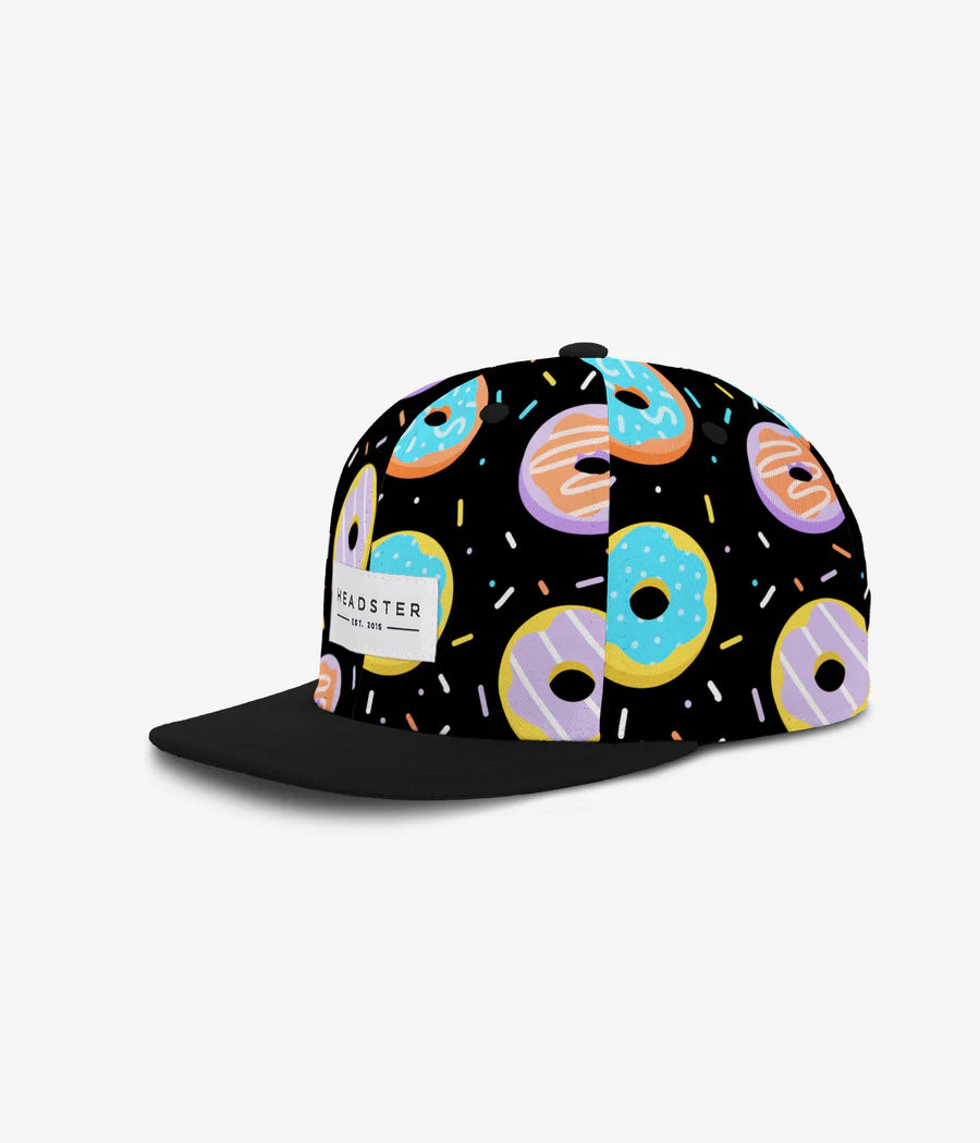 Headster - Snapback Hat - Duh Donut Black