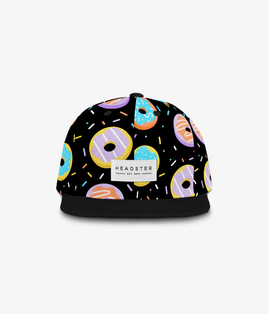 Headster - Snapback Hat - Duh Donut Black