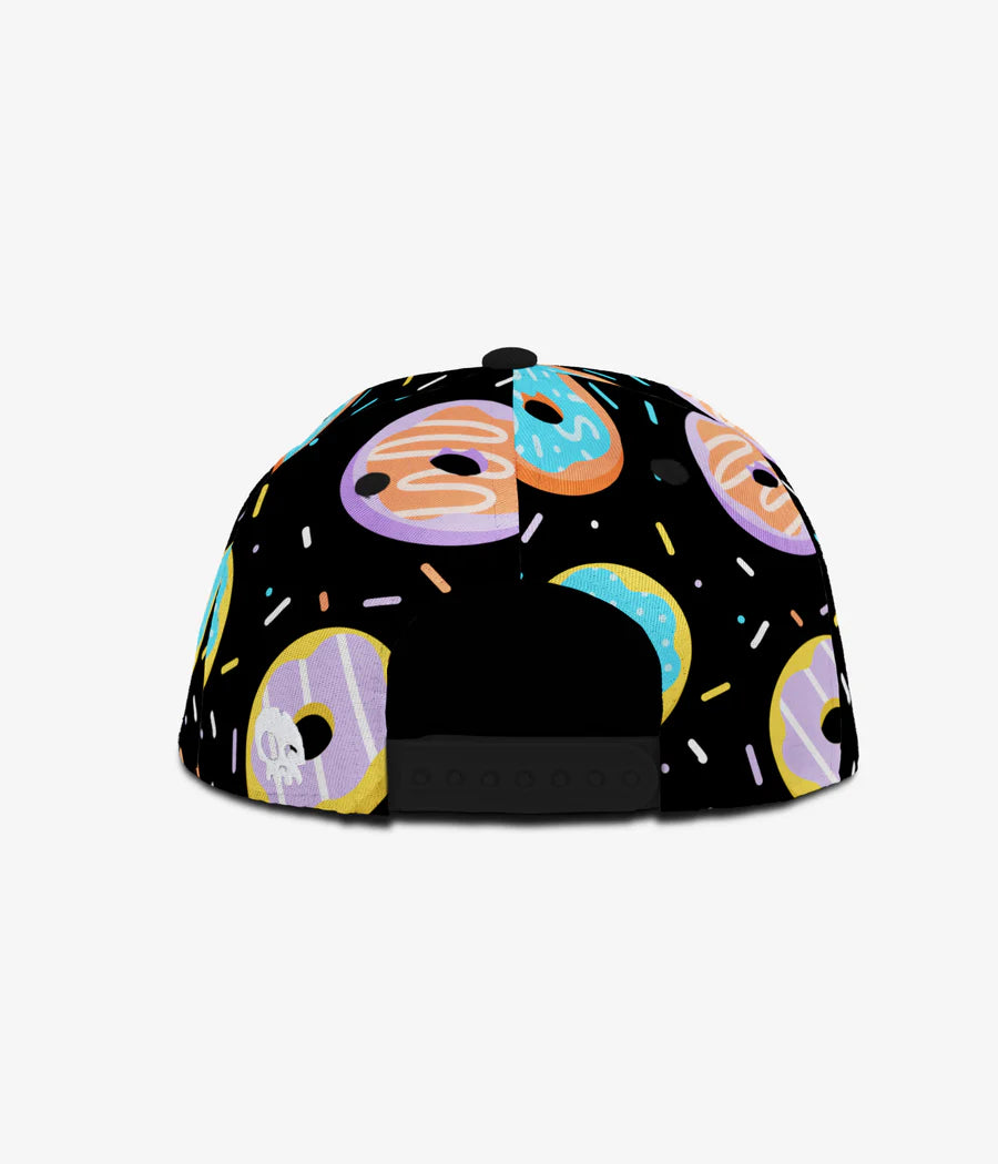 Headster - Snapback Hat - Duh Donut Black