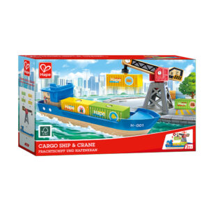 Hape - Cargo Ship & Crane
