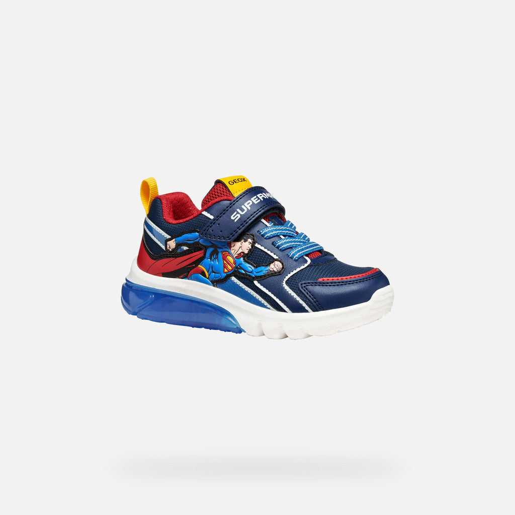 Geox - Ciberdron Junior DC Superheros Super Man Sneakers