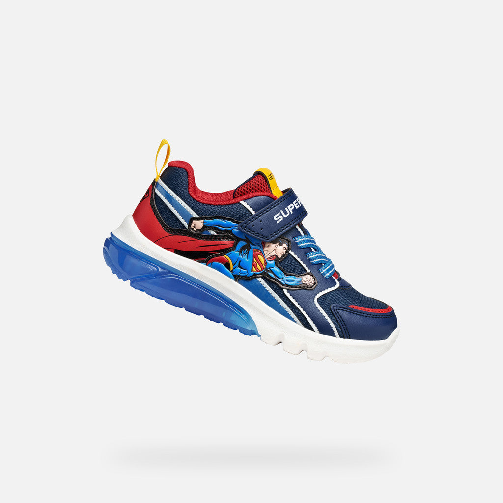 Geox - Ciberdron Junior DC Superheros Super Man Sneakers