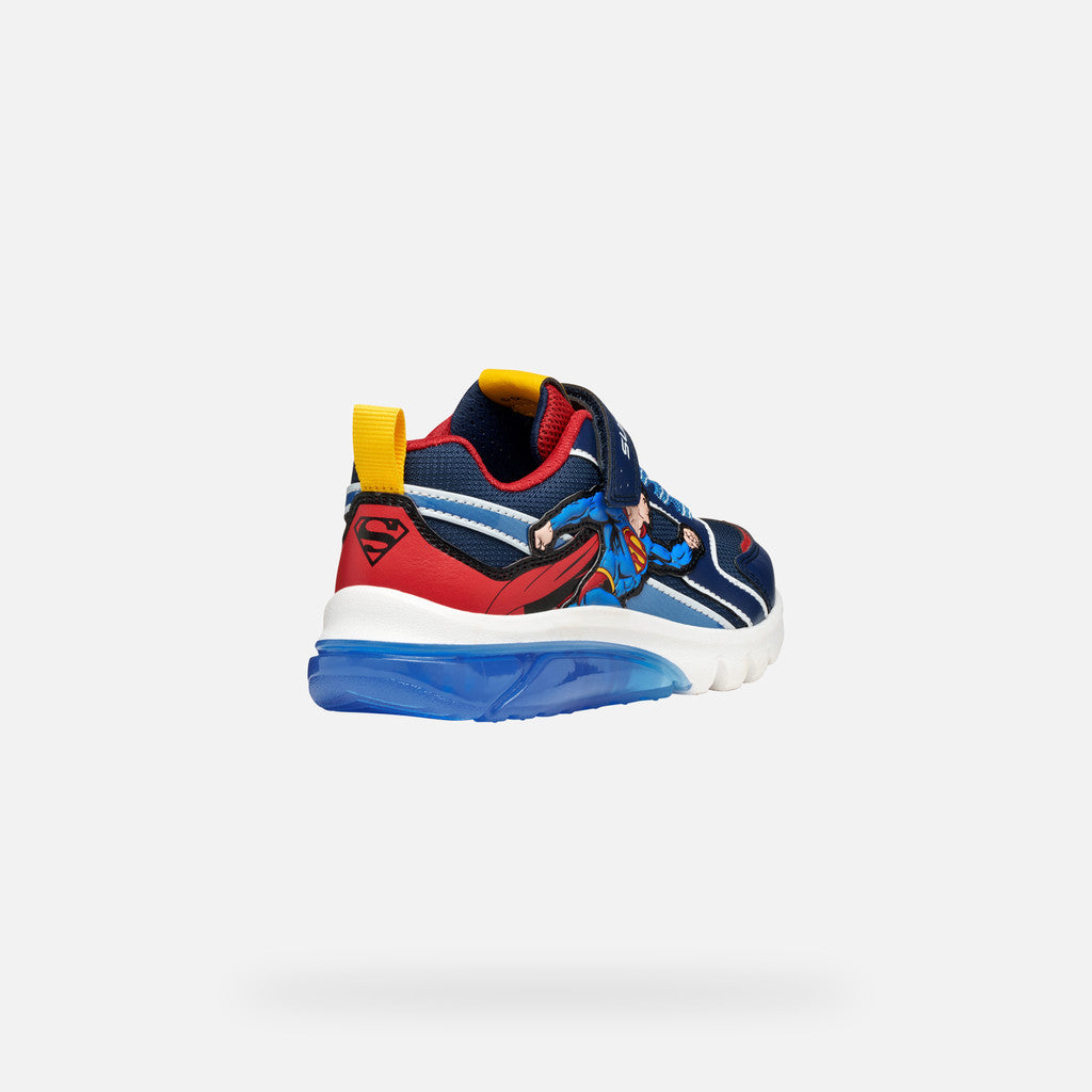 Geox - Ciberdron Junior DC Superheros Super Man Sneakers