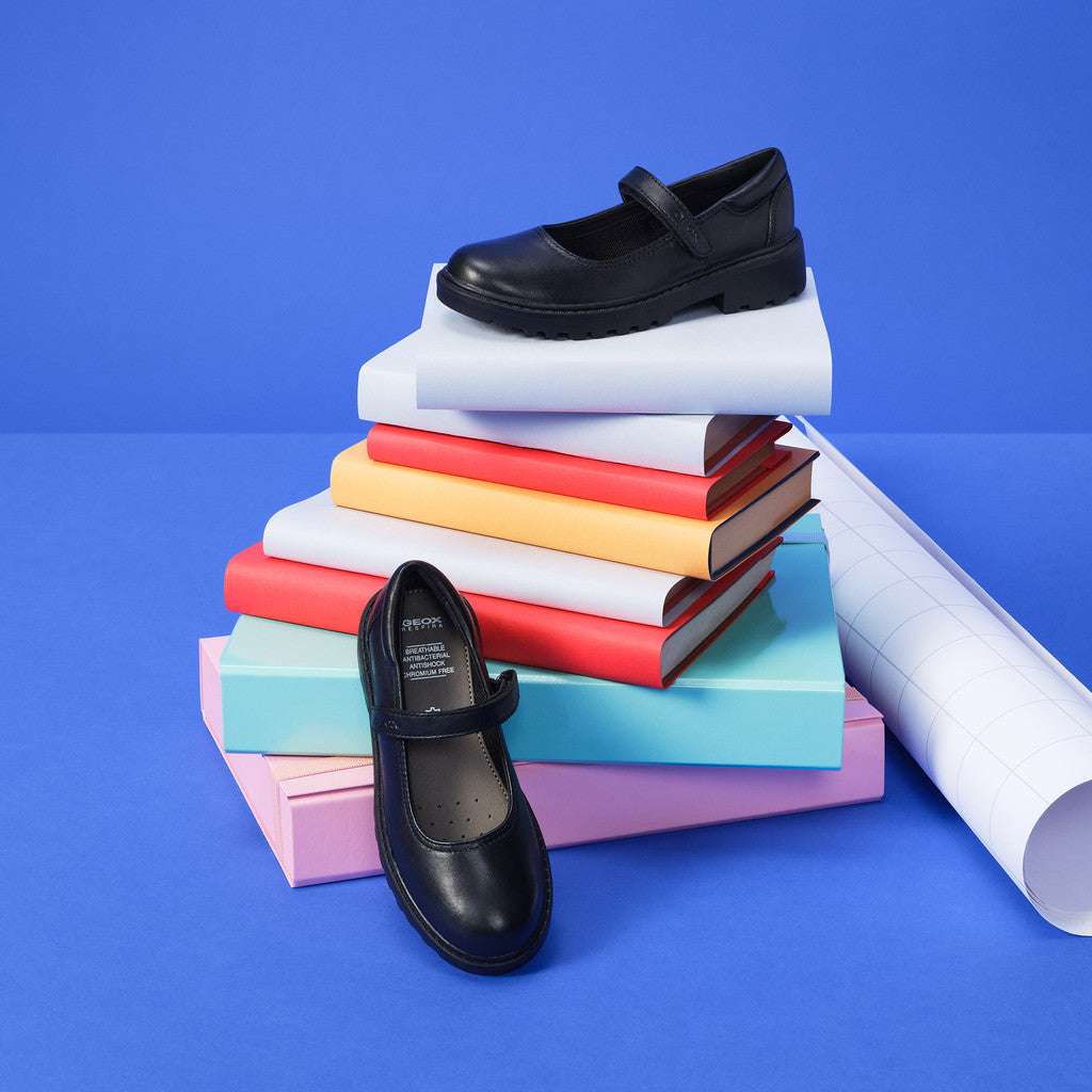 Geox Casey Junior Mary Jane Uniform Shoes