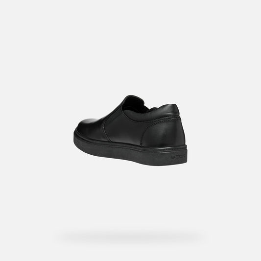 Geox Nashik Boys Uniform Sneakers Shoes Black