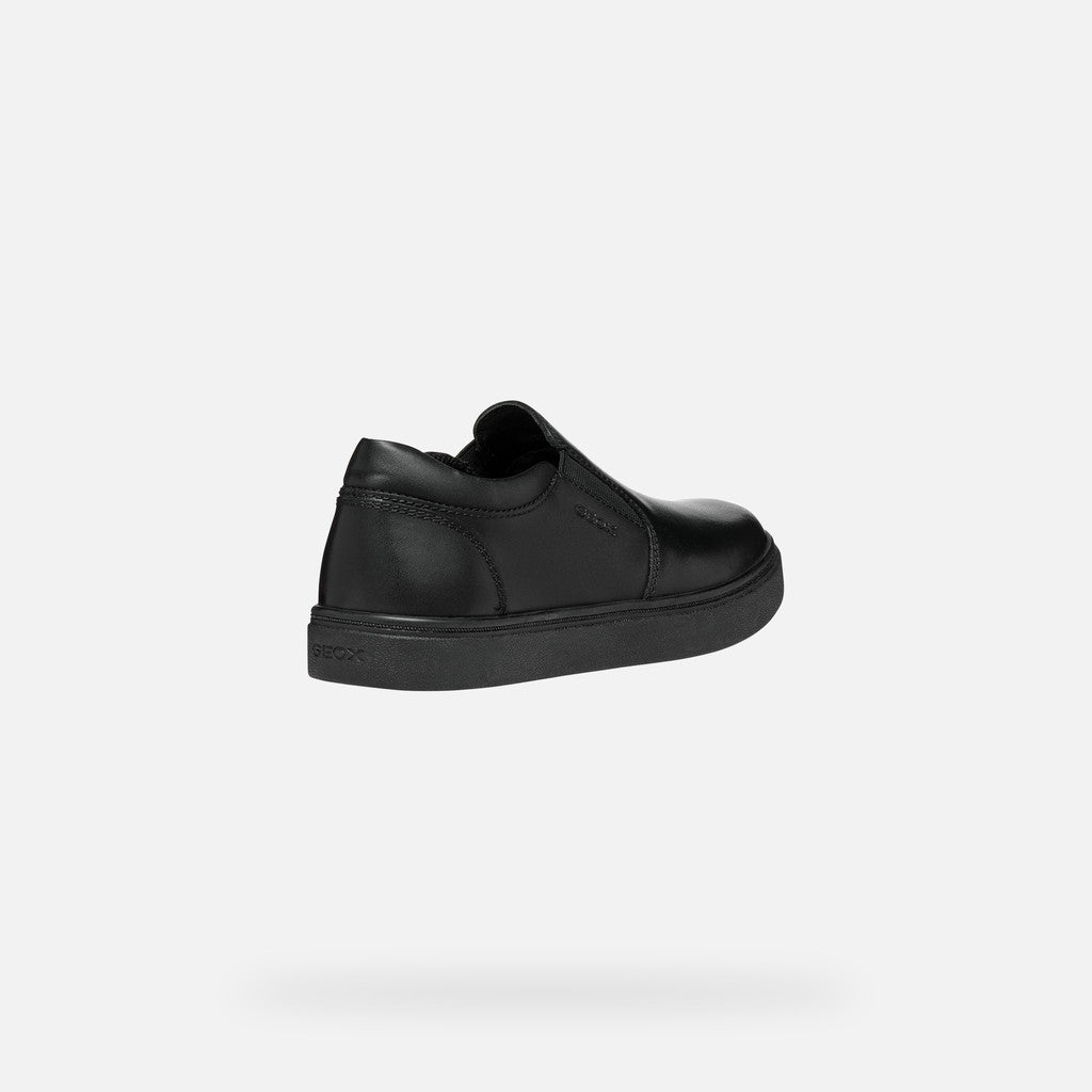 Geox Nashik Boys Uniform Sneakers Shoes Black