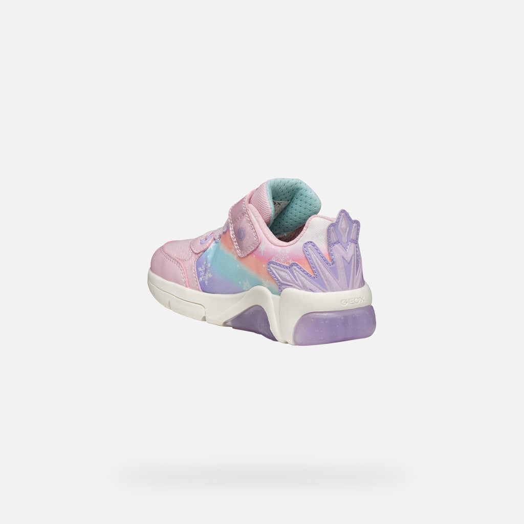 Geox Fadinlight Girl's Sneakers Disney Frozen Elsa - Pink/Lilac