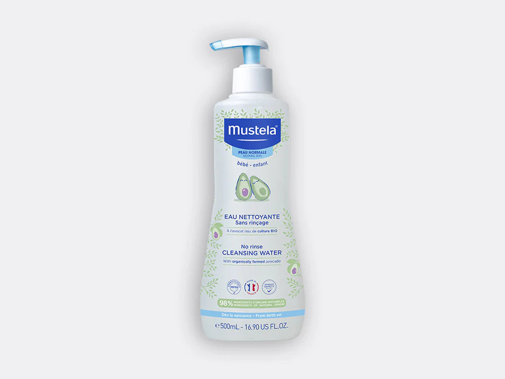 Mustela No Rinse Cleansing Water with Organic Avocado 300 mL