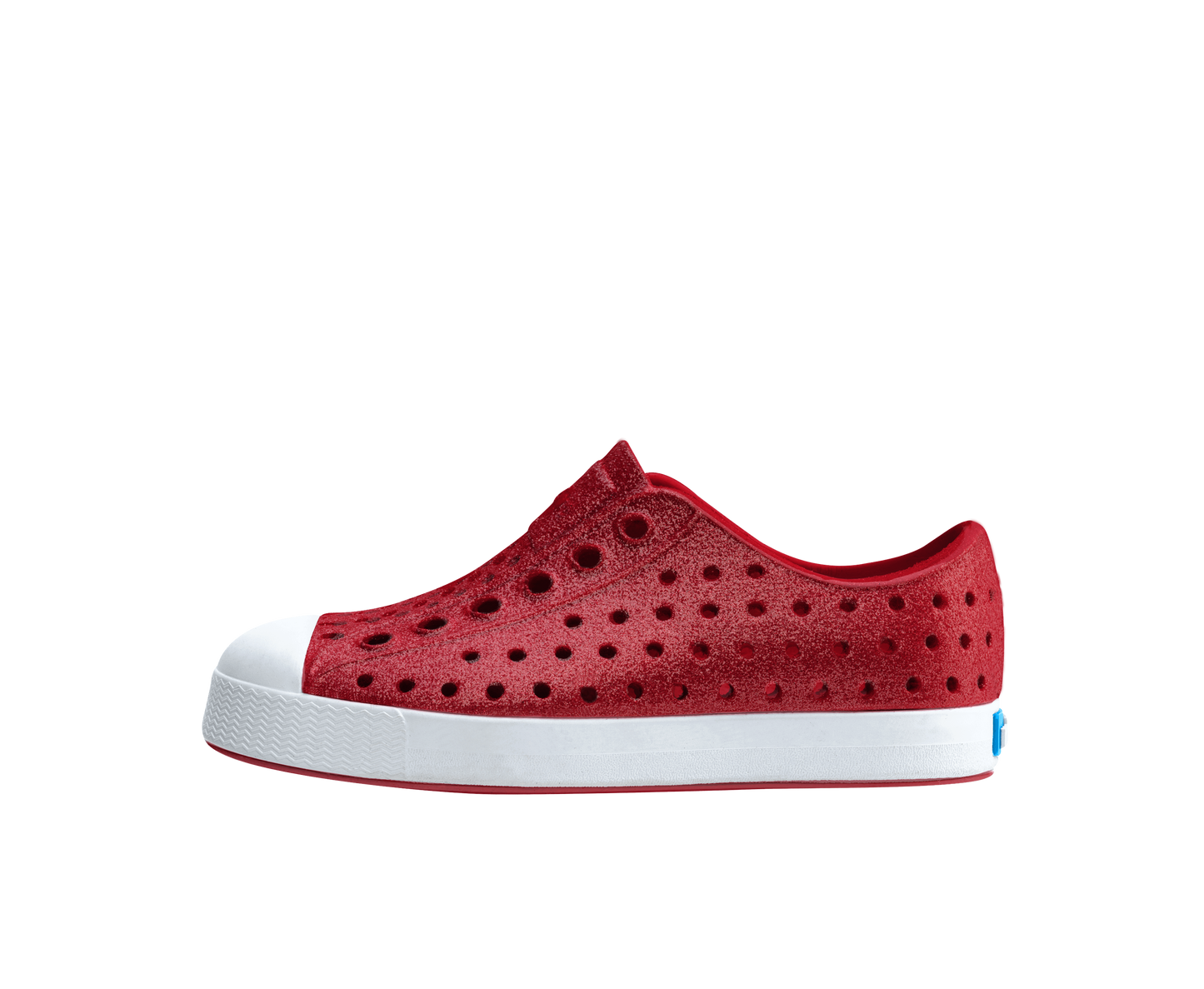 Native Shoes - Jefferson Bio Bling Kids - Ruby Bling/Shell white