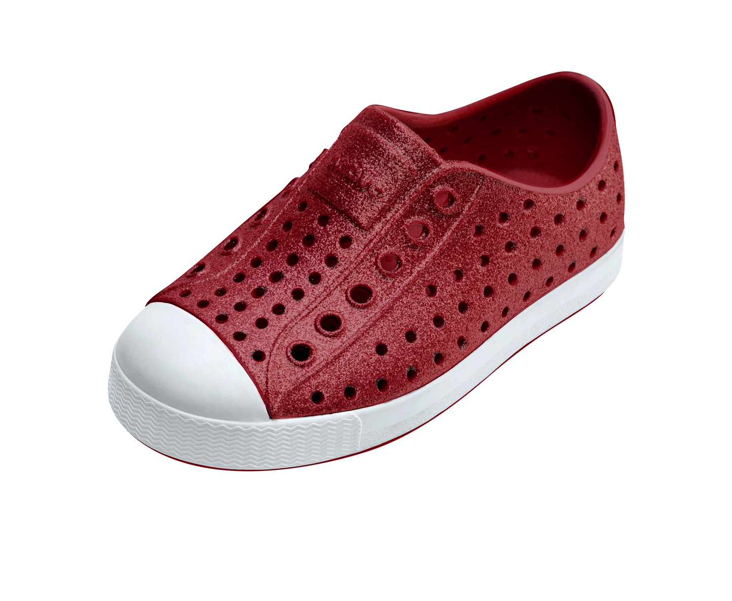 Native Shoes - Jefferson Bio Bling Kids - Ruby Bling/Shell white