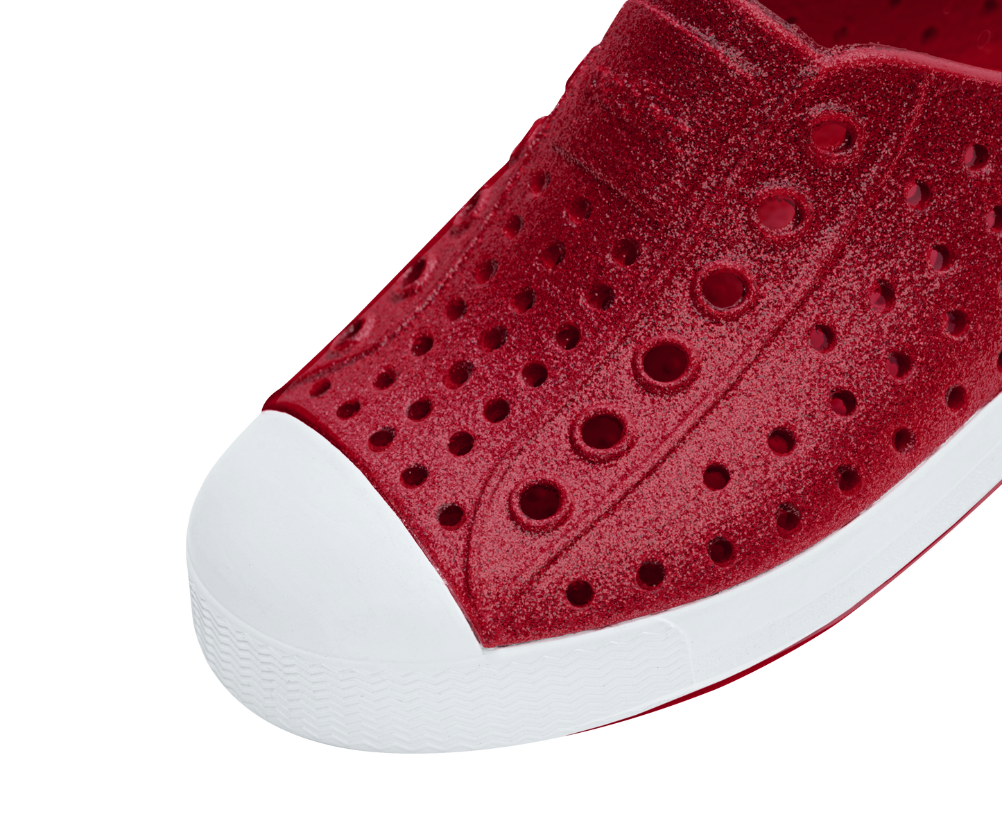 Native Shoes - Jefferson Bio Bling Kids - Ruby Bling/Shell white