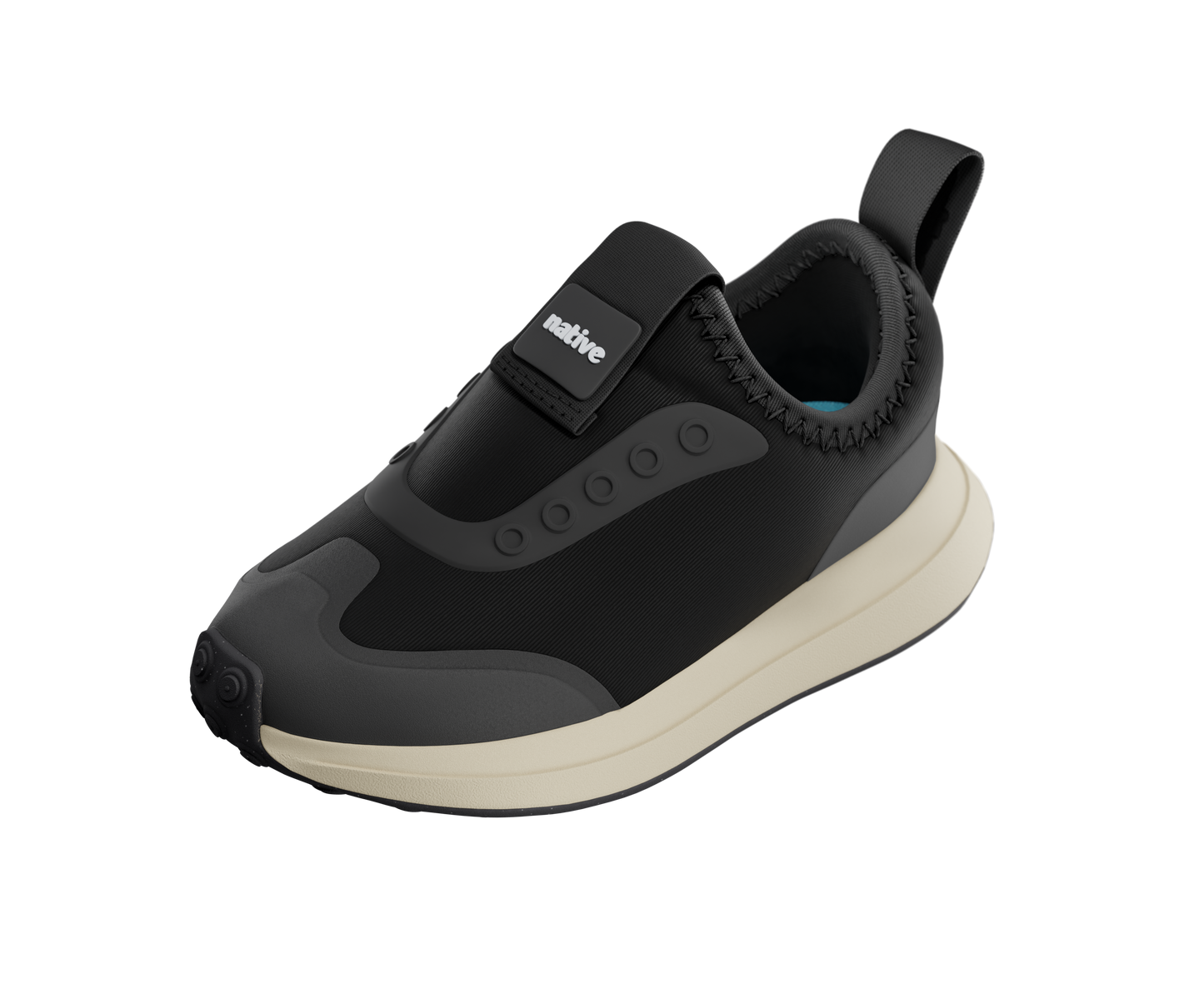 Native Shoes Robbie Dash Kids' Sneaker – Lightweight EVA, Sporty Silhouette, Water-Friendly | Built for Nonstop Movement