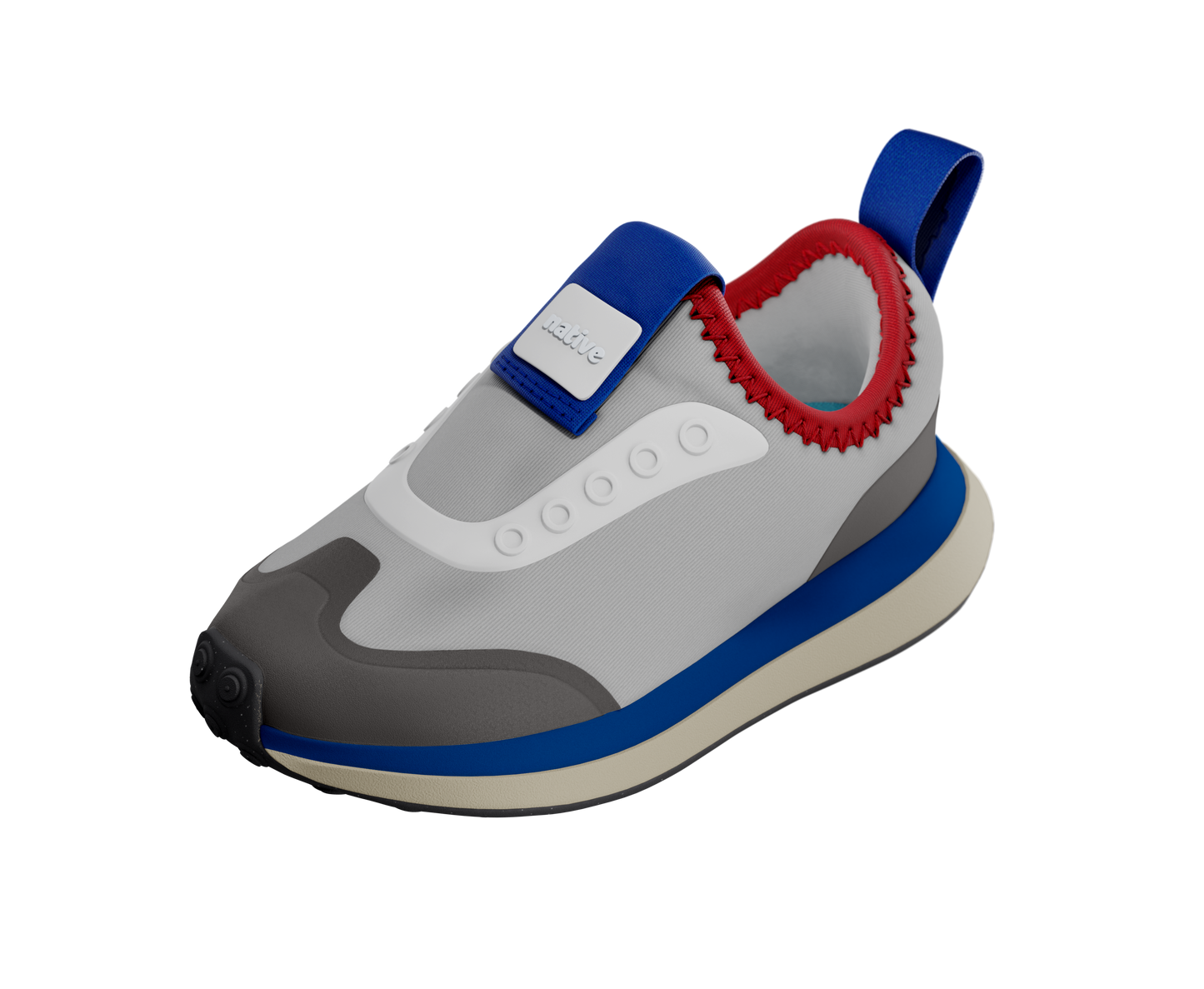 Native Shoes Robbie Dash Kids' Sneaker – Lightweight EVA, Sporty Silhouette, Water-Friendly | Built for Nonstop Movement