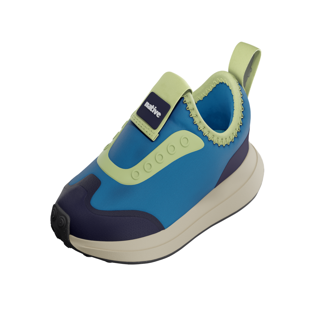 Native Shoes Robbie Dash Kids' Sneaker – Lightweight EVA, Sporty Silhouette, Water-Friendly | Built for Nonstop Movement