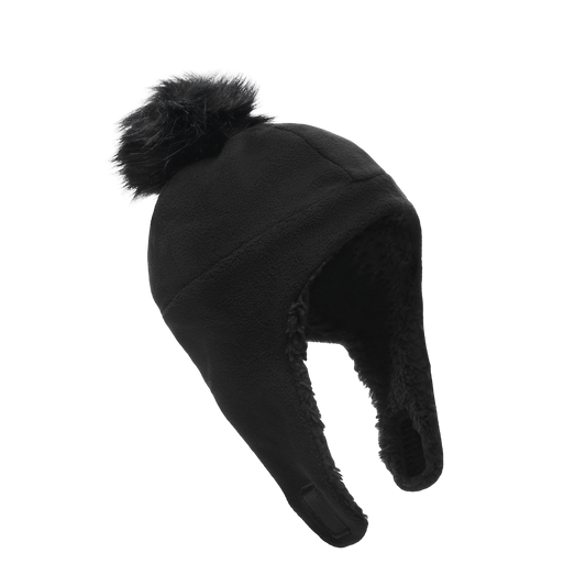 Stonz Fleece Hat for Baby and Toddler - Sherpa Lined with Chin Strap