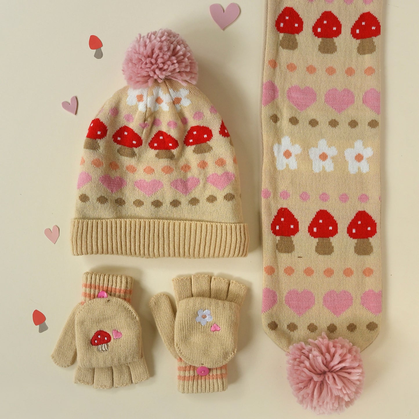 Rockahula - Alpine Fairisle Knitted Scarf